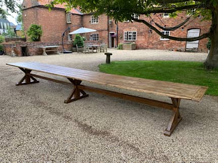 19th Century Period Dining Table 6m Long, Seats 24